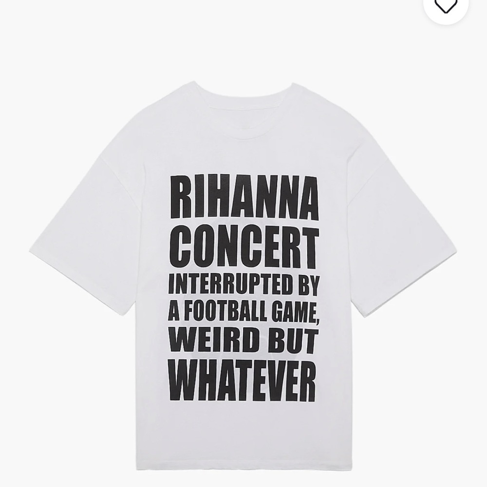 Savage Fenty Super Bowl surprise tee